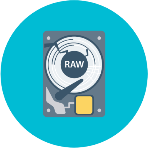 Восстановление RAW диска, флешки, карты памяти