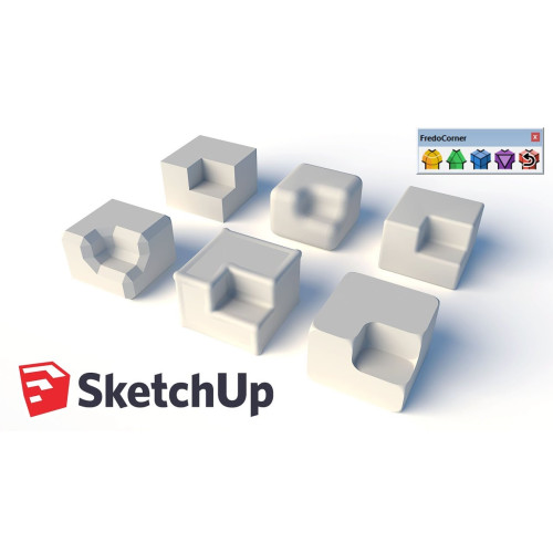Установка плагина Fredo6 FredoCorner для SketchUp